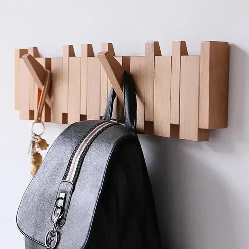 Essential Wooden Coat Rack