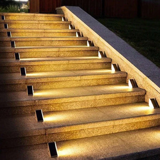 Solar Powered Stair Lights (Set of 6)
