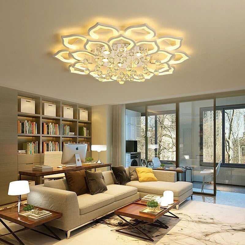 Lotus Crystal Chandelier