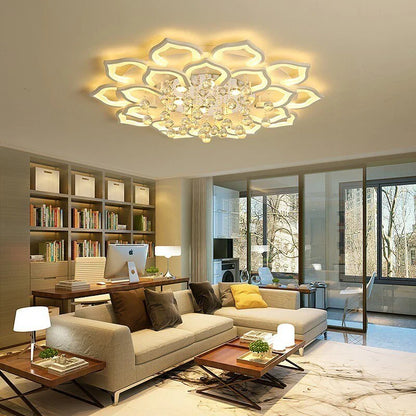 Lotus Crystal Chandelier