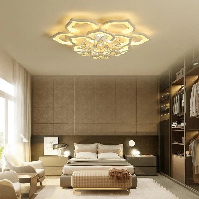 Lotus Crystal Chandelier