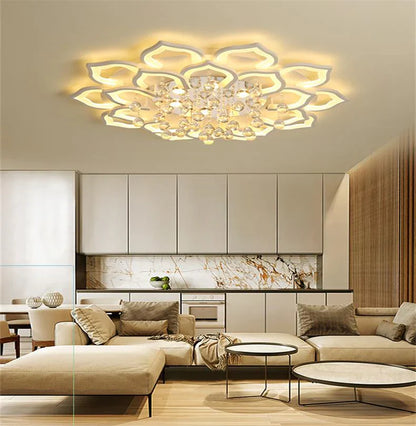 Lotus Crystal Chandelier