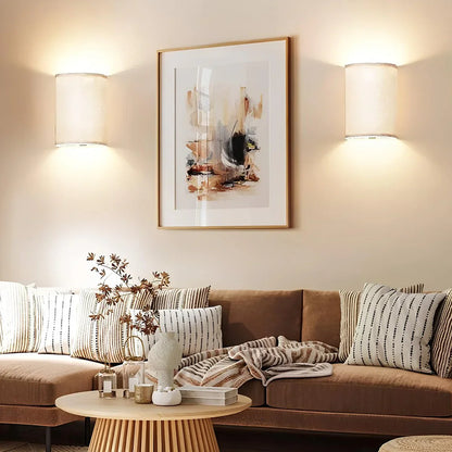 Linen Glow Wall Lamp (Set of 2)