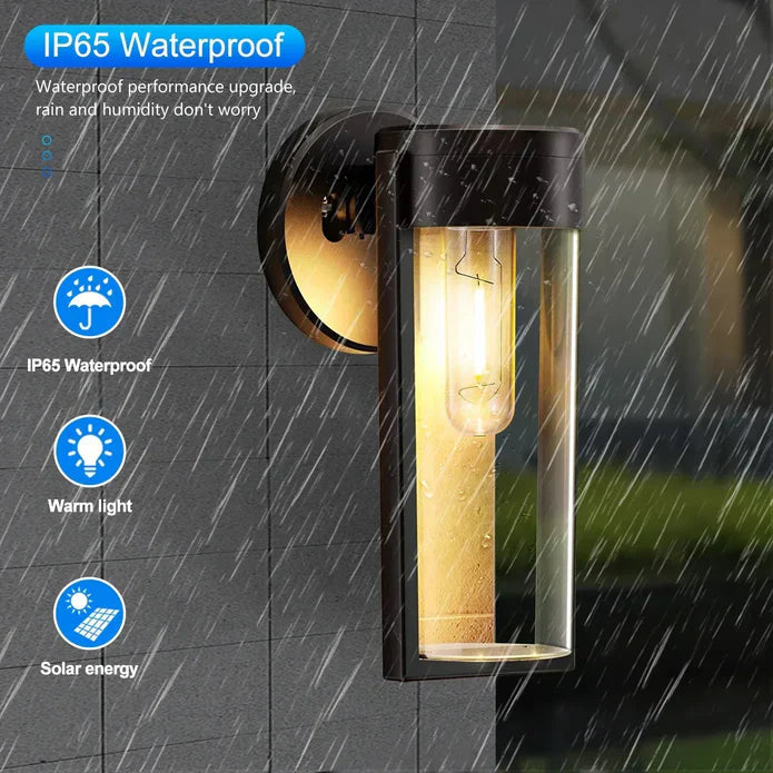 Solar Powered Wall Light (Set of 2)